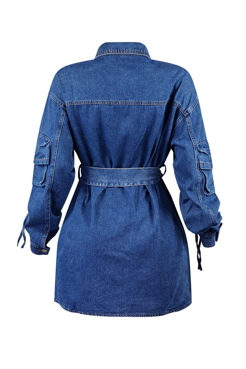 Meyer Oversized Cargo Denim Jacket